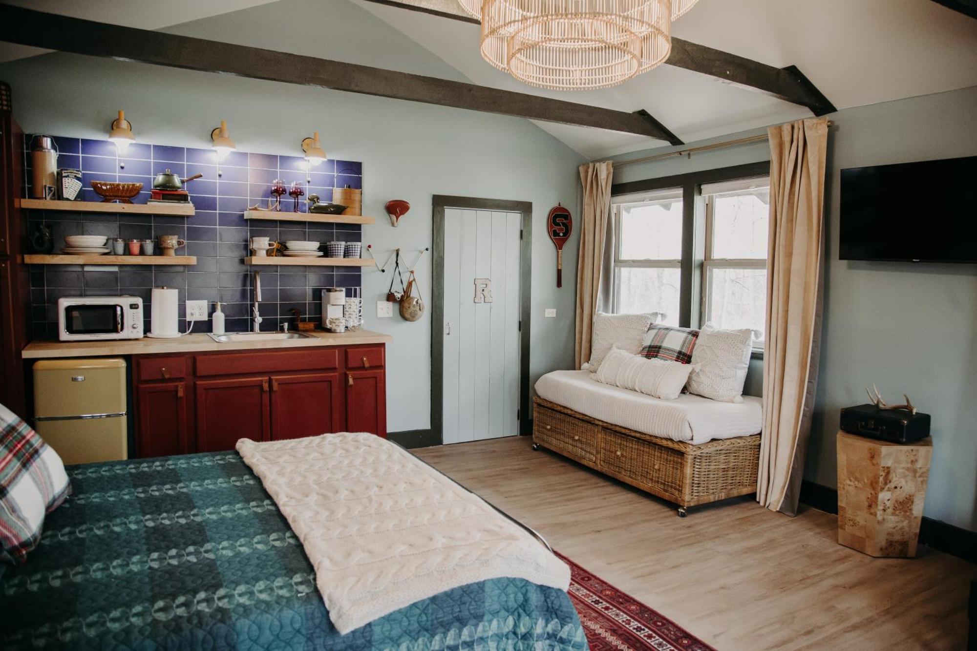 Отель Camp Swann Tracy City Номер фото
