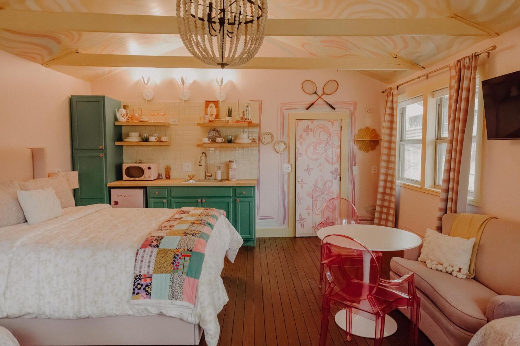 Отель Camp Swann Tracy City Номер фото