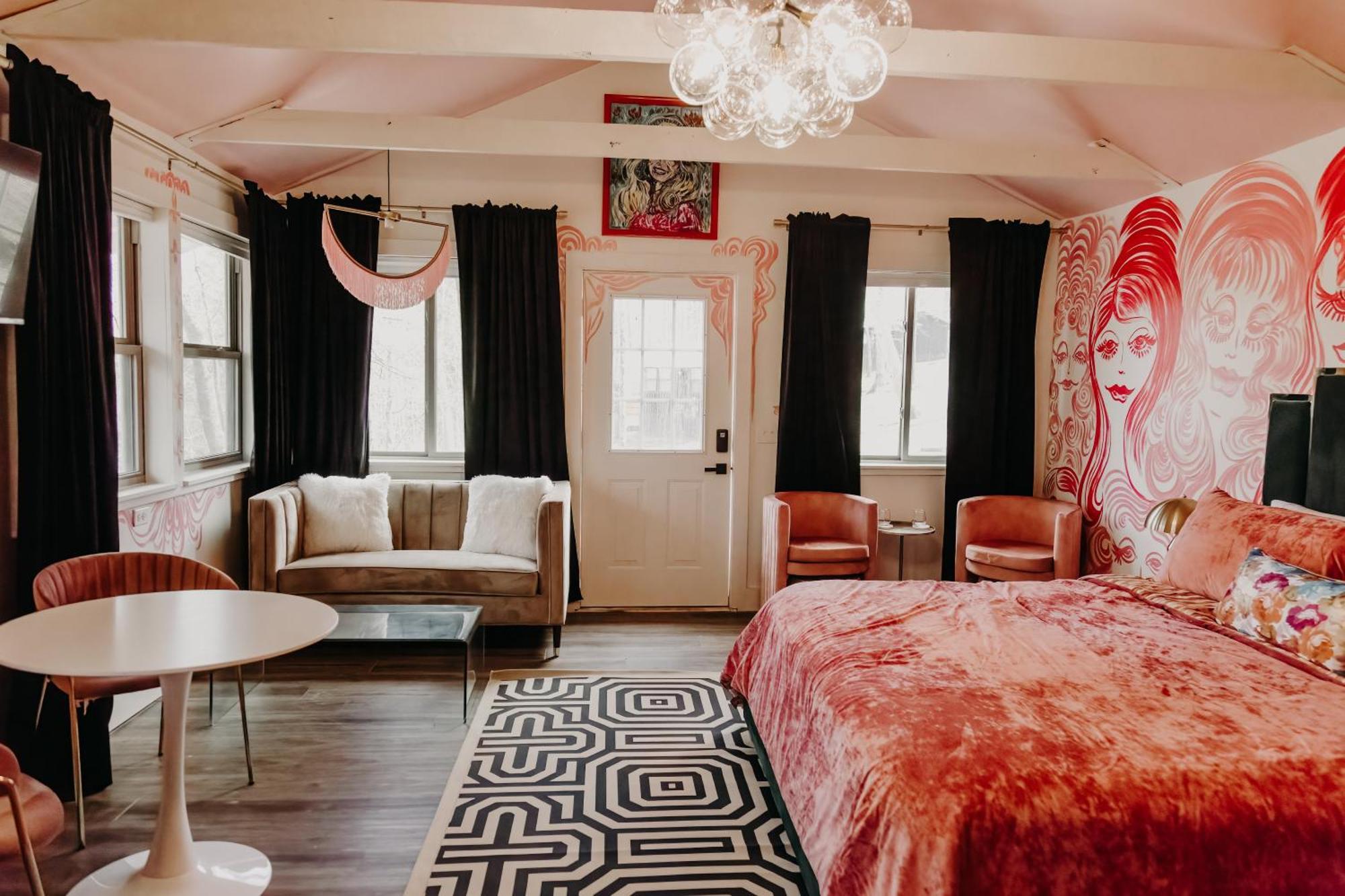 Отель Camp Swann Tracy City Номер фото